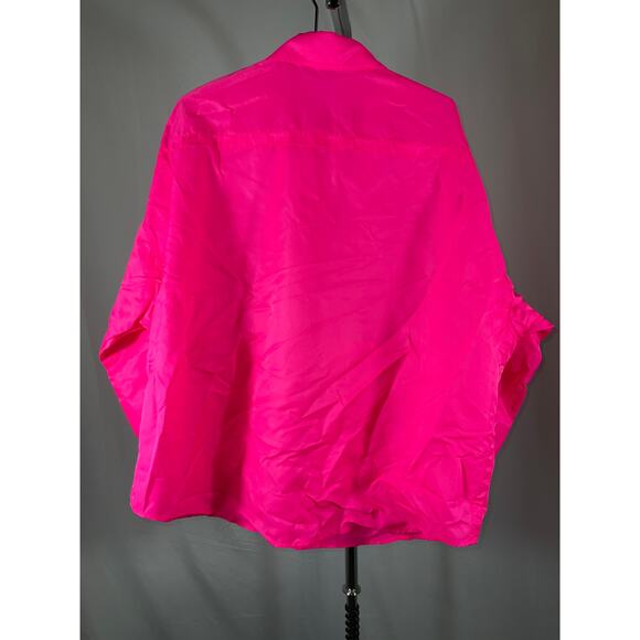 The Frankie Shop 'Perla' Pink Polyester Oversized Woven Shirt Size XS / S - Picture 3 of 4